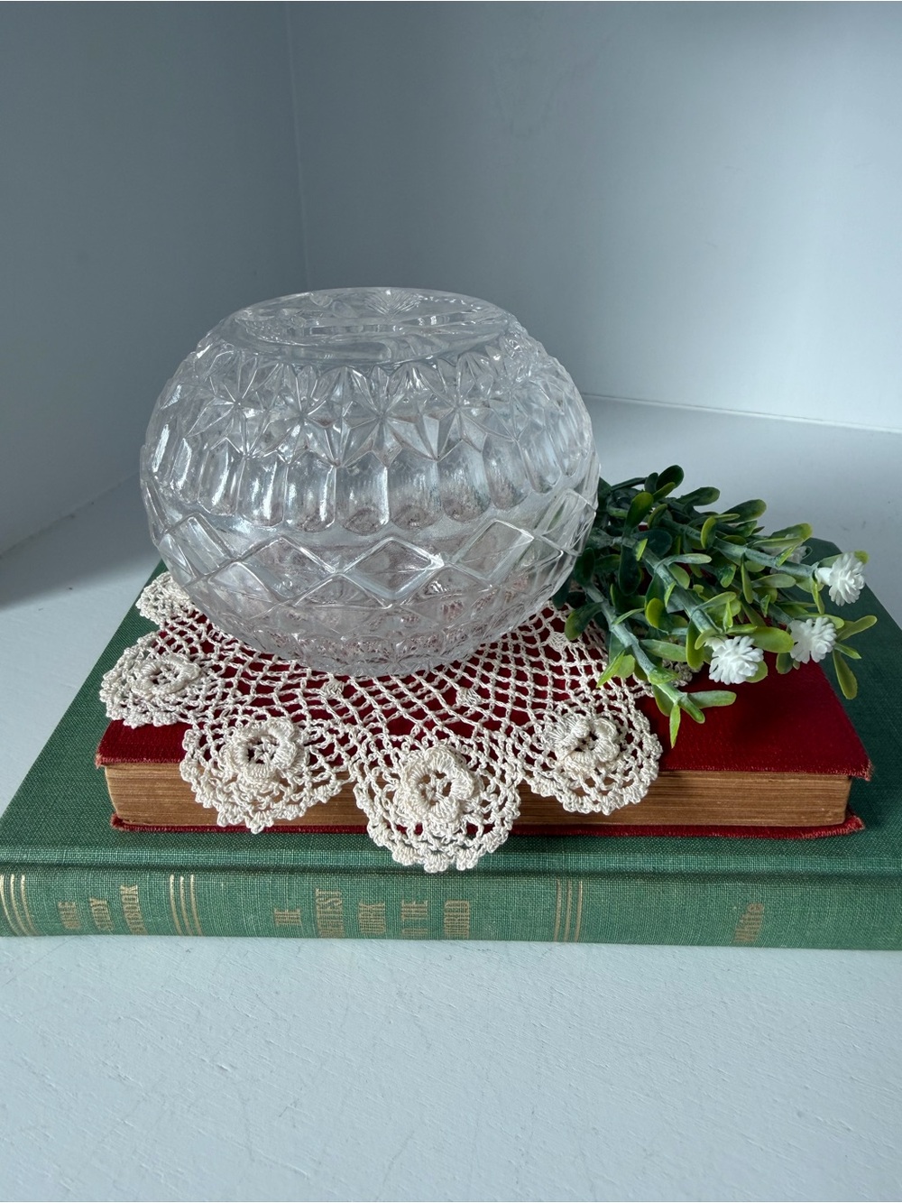 Hofbauer Byrdes Crystal Bird Trinket Dish/Votive Holder